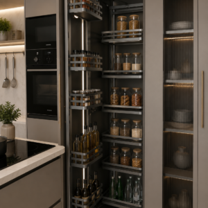 Premium Pull-Out Corner Pantry Organizer