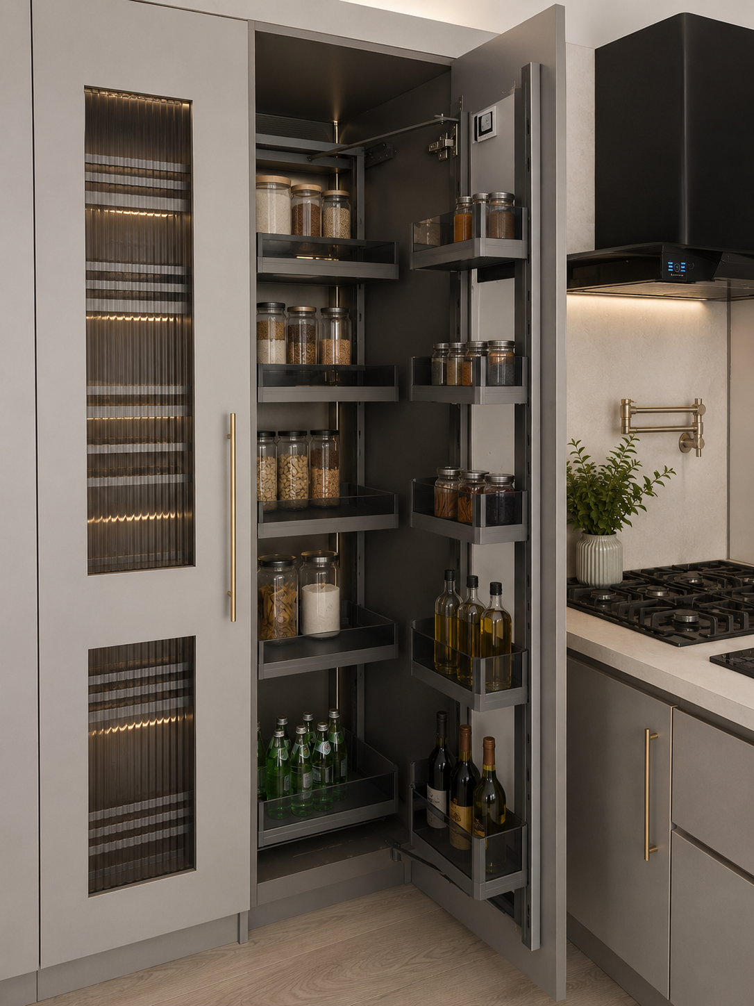 Premium Pull-Out Pantry Storage System