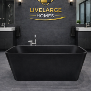 Luxury Freestanding Matte Black Bathtub
