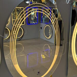 60cm × 40cm Oval LED Bathroom Mirror