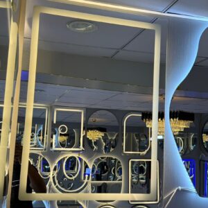 Square Shape 3-in-1 LED Bathroom Mirror