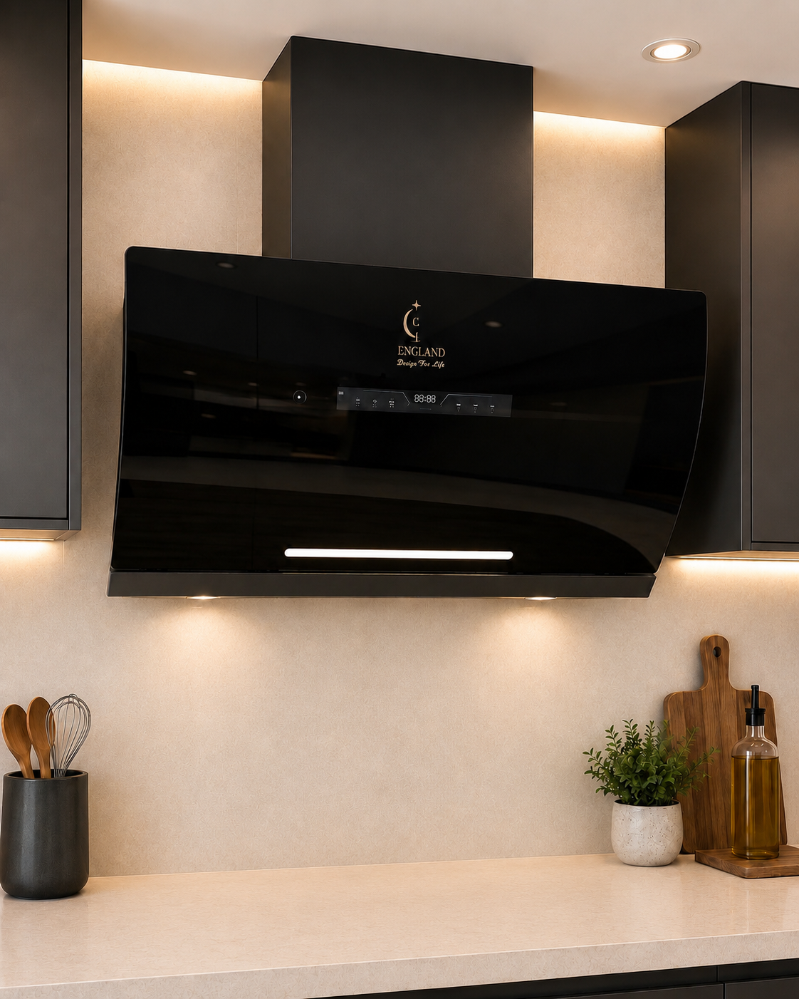 90cm Smart Heat Extractor Hood
