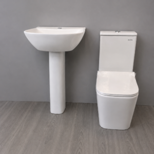 RIMLESS SQUARE WHITE WC