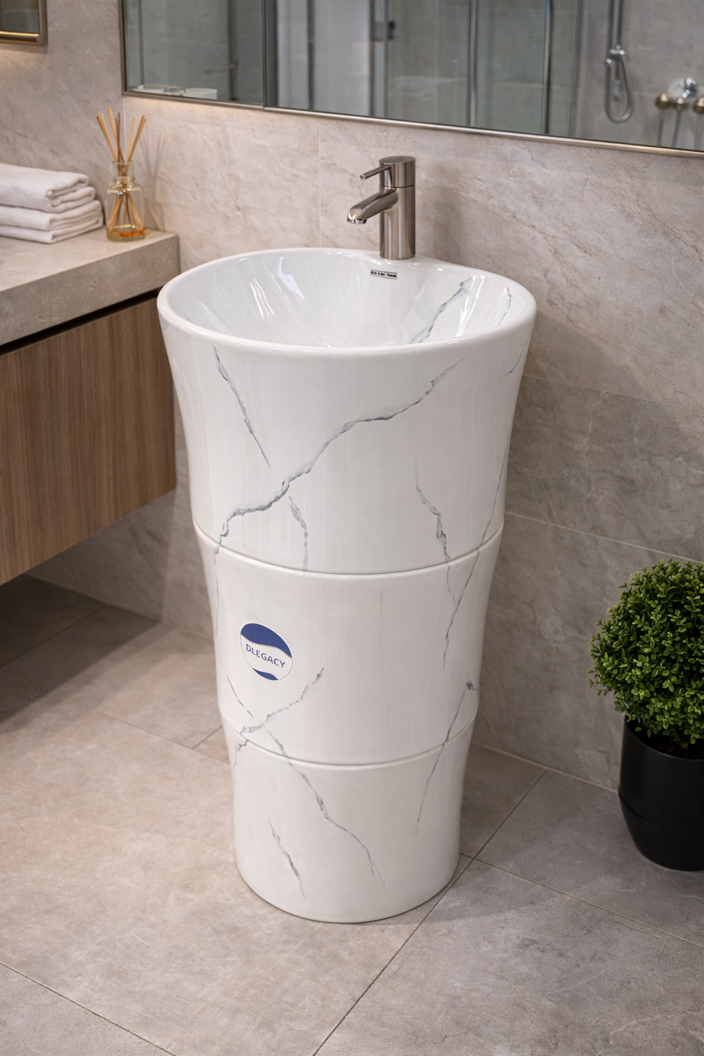 Marble Freestanding Wash Hand Basin