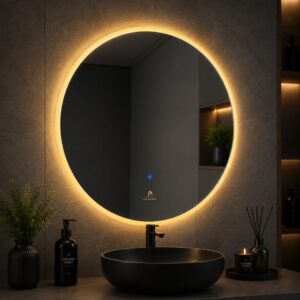 Round RGB LED Smart Mirror